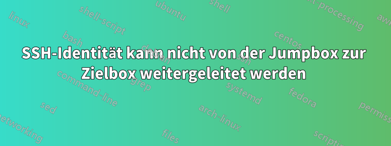 SSH-Identität kann nicht von der Jumpbox zur Zielbox weitergeleitet werden