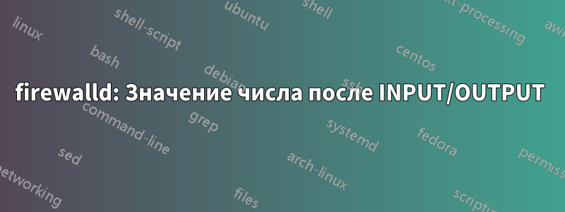 firewalld: Значение числа после INPUT/OUTPUT