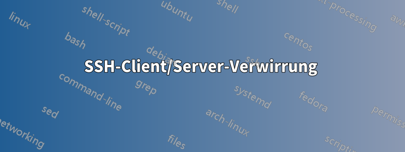 SSH-Client/Server-Verwirrung