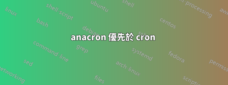 anacron 優先於 cron