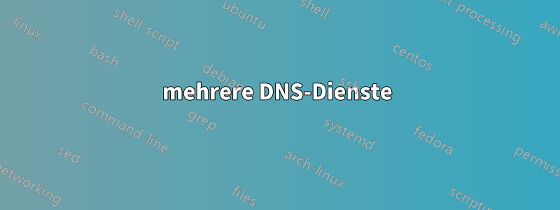 mehrere DNS-Dienste