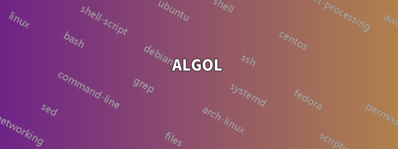 ALGOL