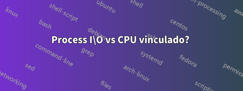 Process I\O vs CPU vinculado?