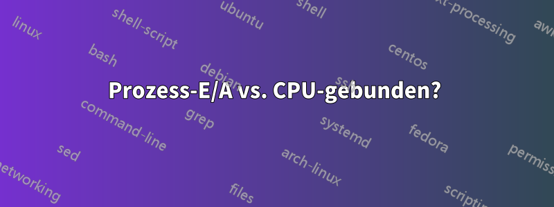 Prozess-E/A vs. CPU-gebunden?