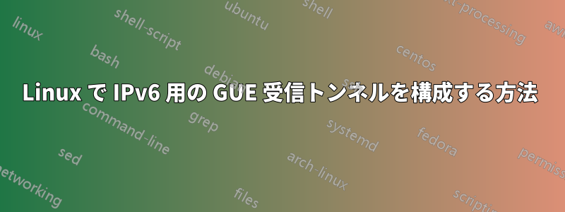 Linux で IPv6 用の GUE 受信トンネルを構成する方法