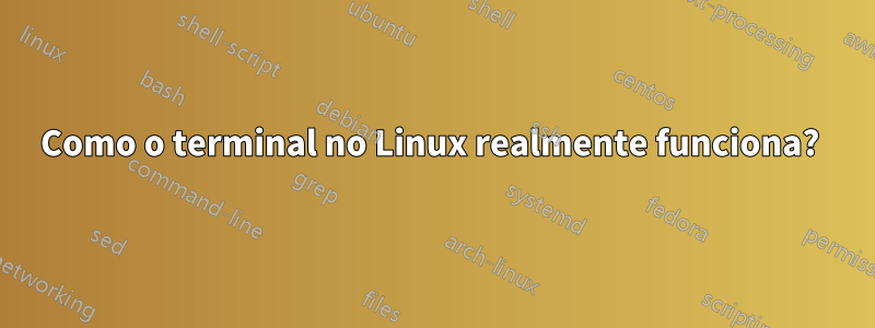 Como o terminal no Linux realmente funciona? 