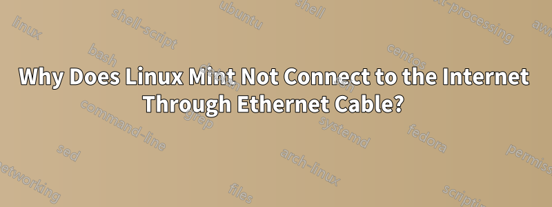 Why Does Linux Mint Not Connect to the Internet Through Ethernet Cable?