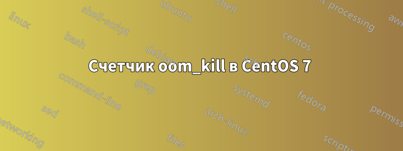 Счетчик oom_kill в CentOS 7