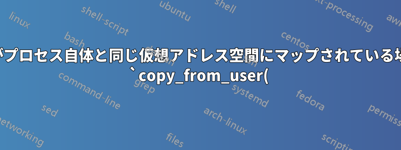 カーネルがプロセス自体と同じ仮想アドレス空間にマップされている場合、なぜ `copy_from_user()` と `copy_to_user()` が必要なのでしょうか?