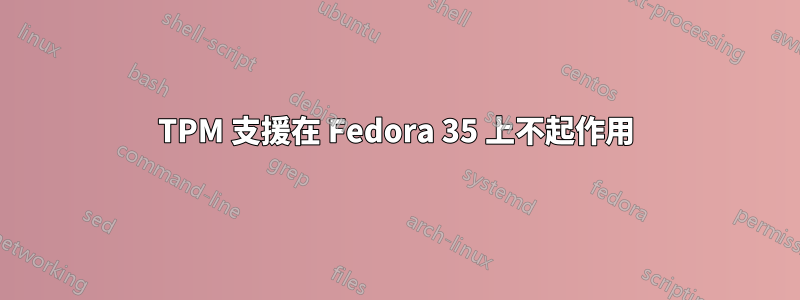 TPM 支援在 Fedora 35 上不起作用