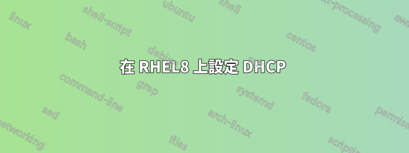 在 RHEL8 上設定 DHCP