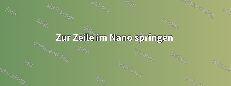 Zur Zeile im Nano springen