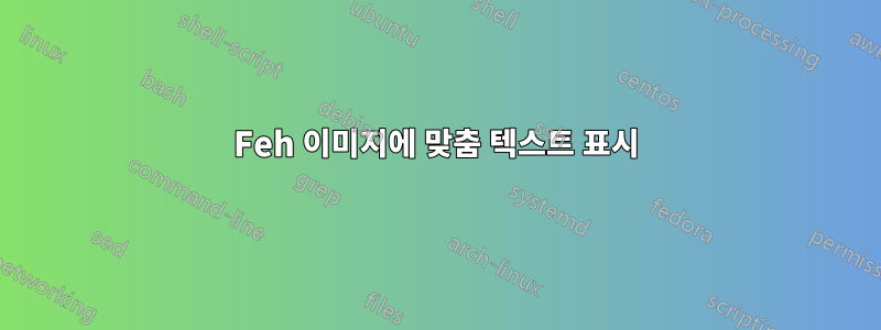 Feh 이미지에 맞춤 텍스트 표시