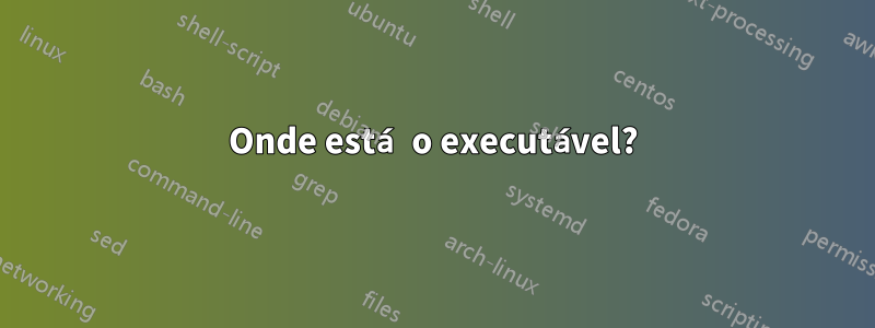 Onde está o executável?