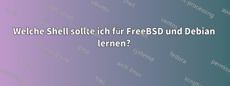 Welche Shell sollte ich für FreeBSD und Debian lernen?