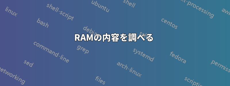 RAMの内容を調べる