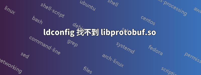 ldconfig 找不到 libprotobuf.so