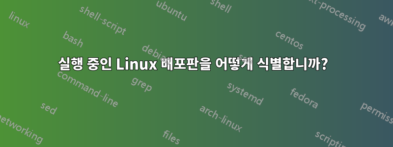 실행 중인 Linux 배포판을 어떻게 식별합니까? 