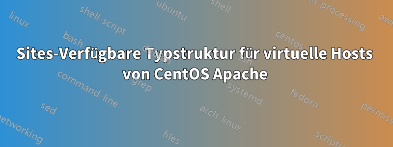 Sites-Verfügbare Typstruktur für virtuelle Hosts von CentOS Apache