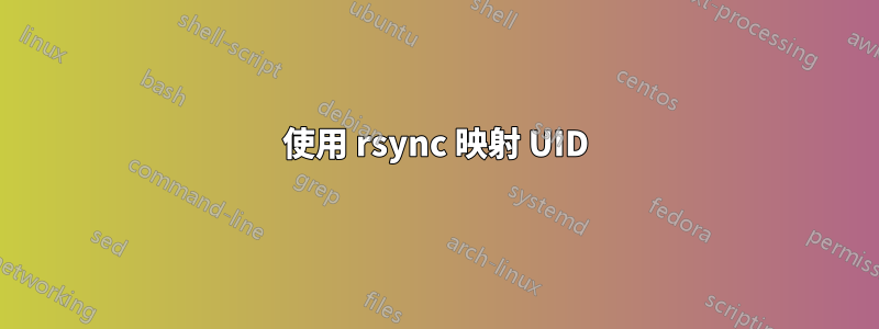 使用 rsync 映射 UID