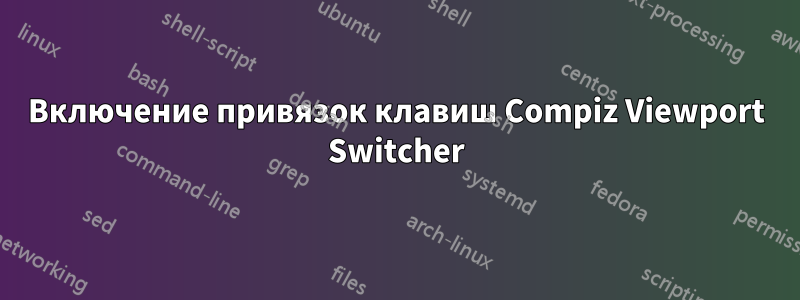 Включение привязок клавиш Compiz Viewport Switcher