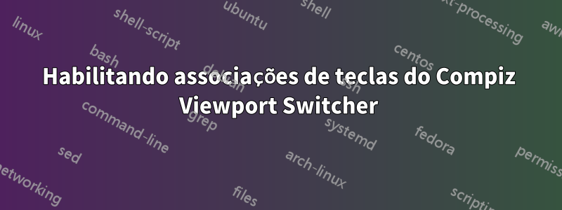 Habilitando associações de teclas do Compiz Viewport Switcher