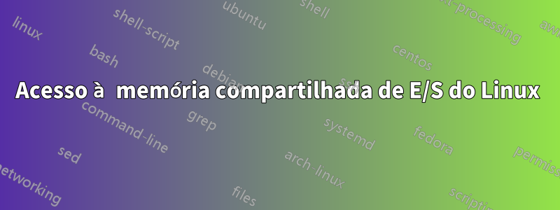 Acesso à memória compartilhada de E/S do Linux