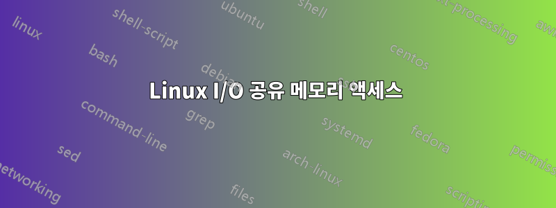 Linux I/O 공유 메모리 액세스