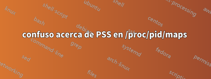 confuso acerca de PSS en /proc/pid/maps