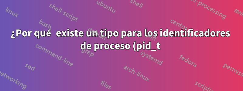 ¿Por qué existe un tipo para los identificadores de proceso (pid_t), pero no para los descriptores de archivos (fd)?