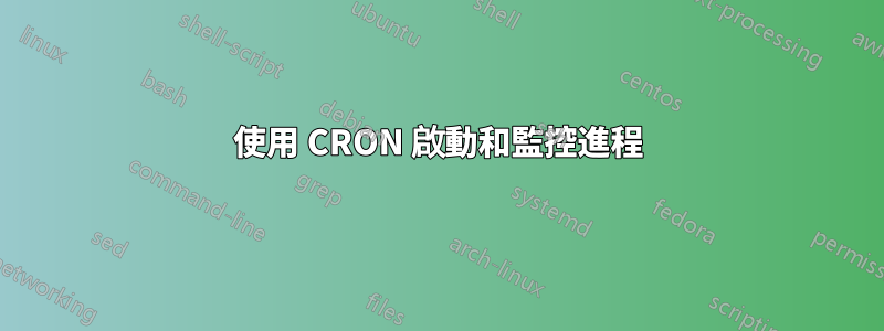 使用 CRON 啟動和監控進程