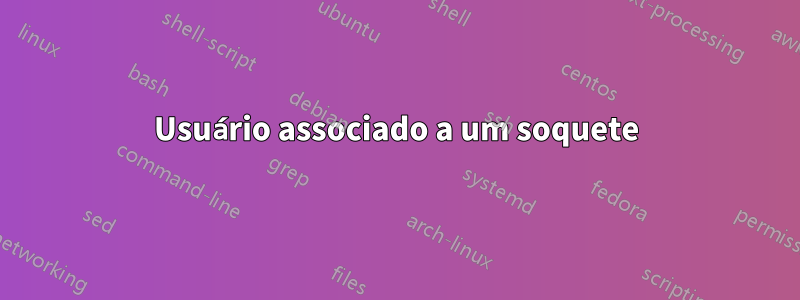 Usuário associado a um soquete