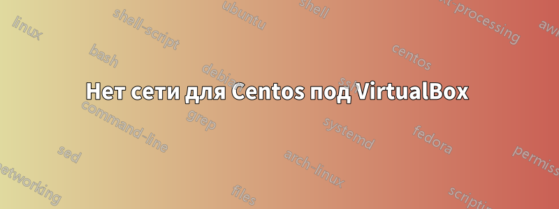 Нет сети для Centos под VirtualBox