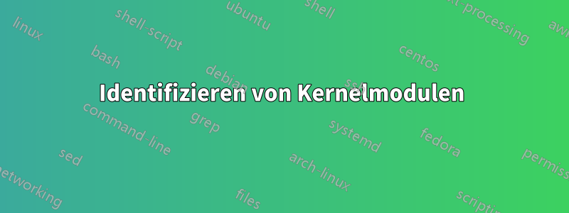 Identifizieren von Kernelmodulen