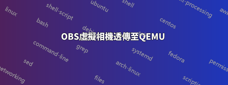 OBS虛擬相機透傳至QEMU