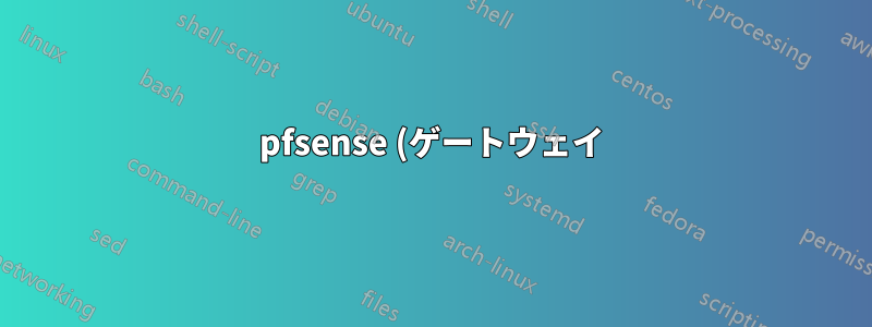 pfsense (ゲートウェイ) 経由で iptables ファイアウォールからのすべての NAT トラフィックを許可する方法