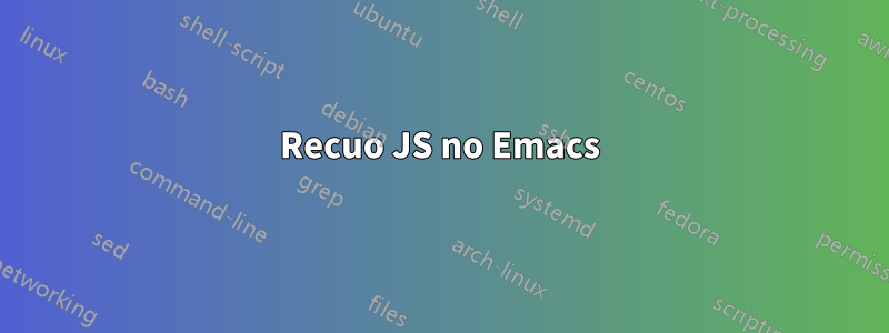 Recuo JS no Emacs