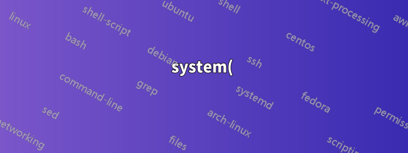 system() 명령으로 awk에서 bash를 사용하도록 하세요.