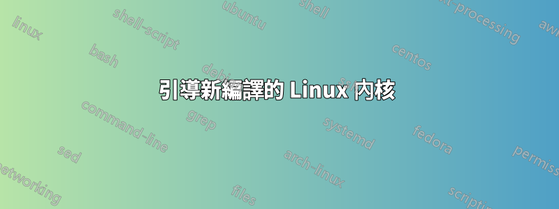 引導新編譯的 Linux 內核