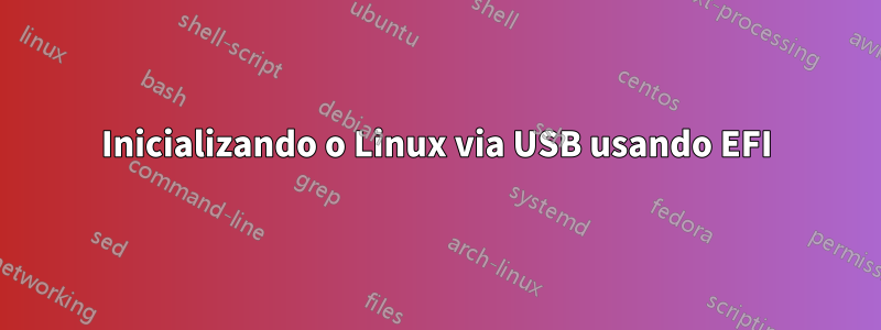 Inicializando o Linux via USB usando EFI