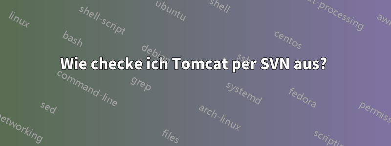 Wie checke ich Tomcat per SVN aus?