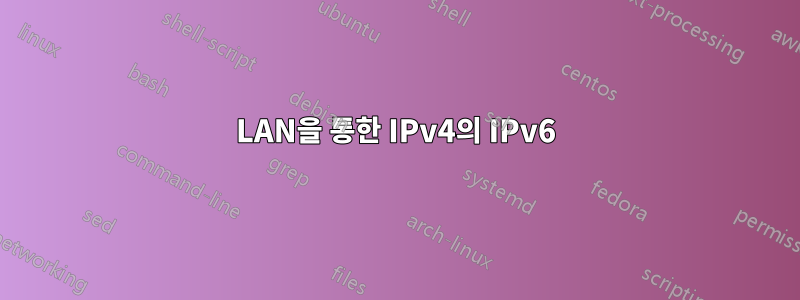 LAN을 통한 IPv4의 IPv6