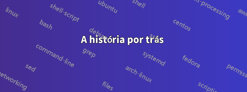 A história por trás