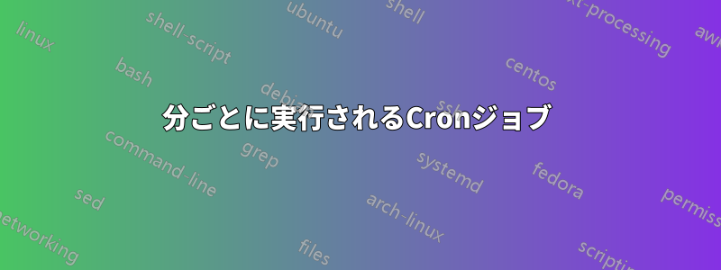 30分ごとに実行されるCronジョブ