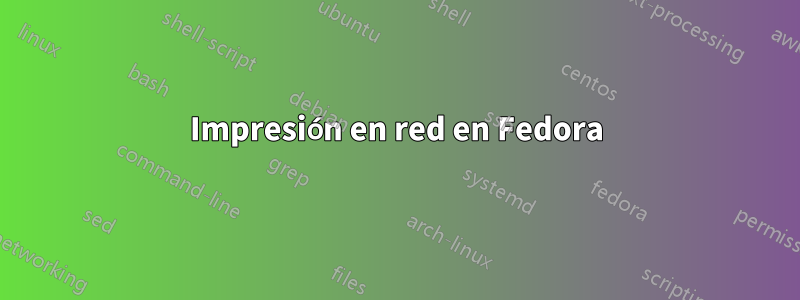 Impresión en red en Fedora