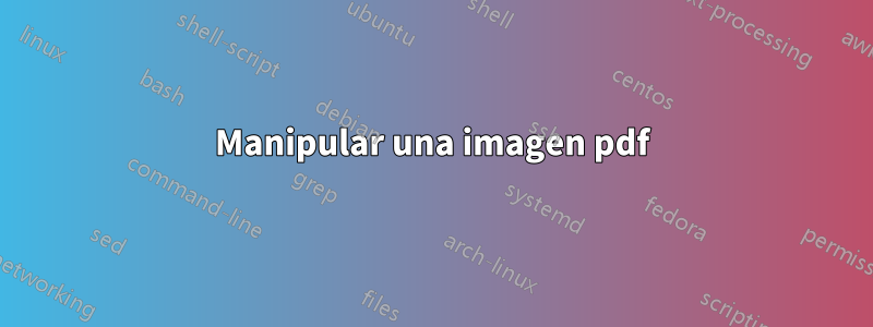 Manipular una imagen pdf