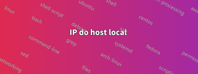 IP do host local