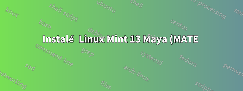 Instalé Linux Mint 13 Maya (MATE) de 64 bits, ¿qué debo elegir cuando me preguntan entre Ubuntu, Fedora, etc?