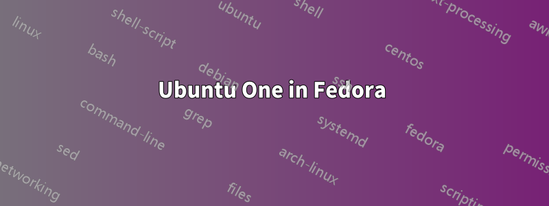 Ubuntu One in Fedora