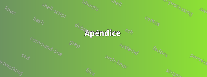 Apéndice